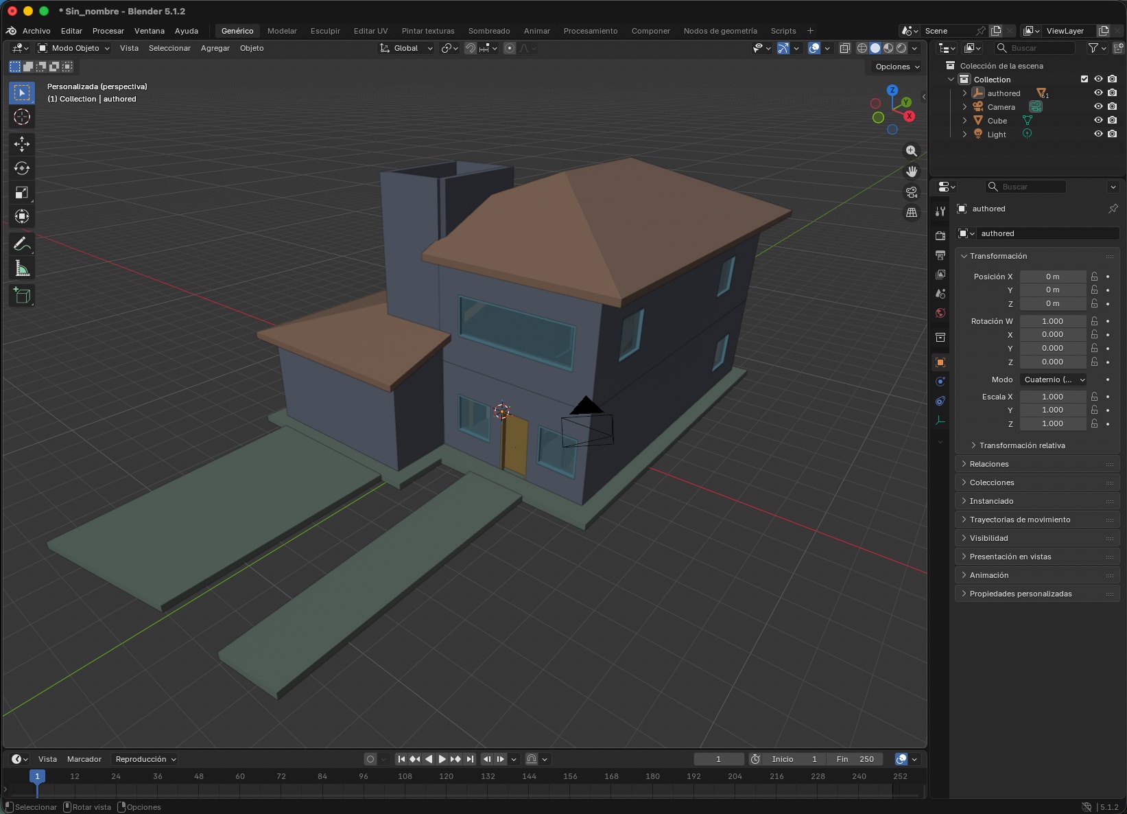The Tekarius model opened in Blender